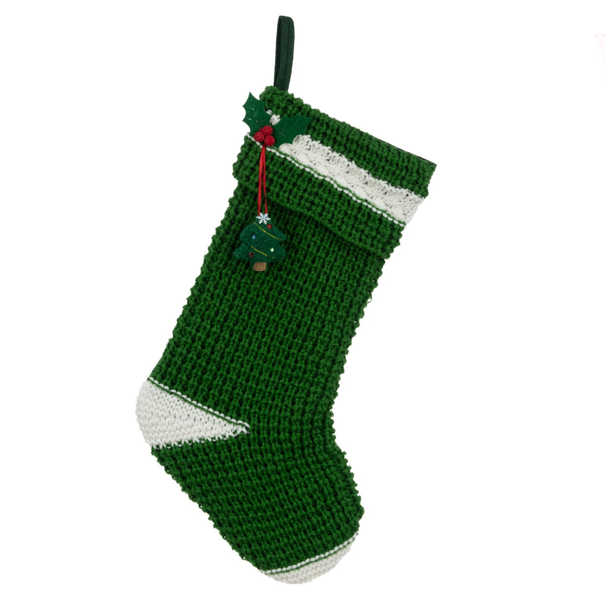 Knitted Christmas Stocking, 47cm