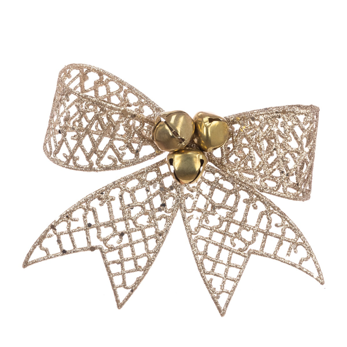 Glitter Bow & Bells 20cm