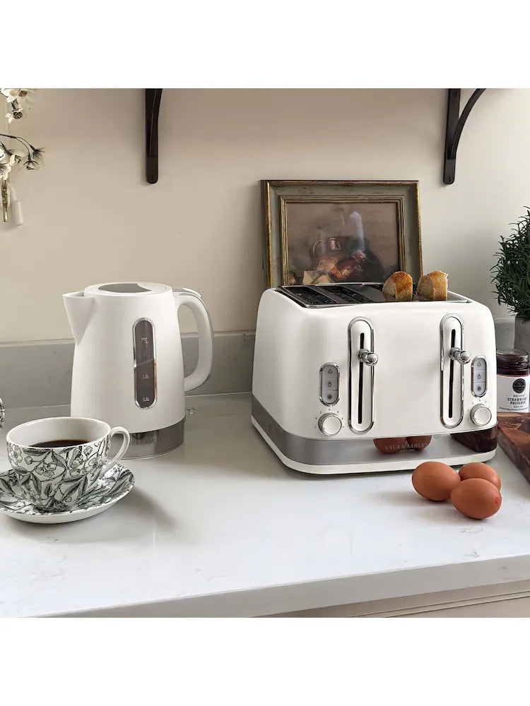 Laura Ashley Cotton White Kettle