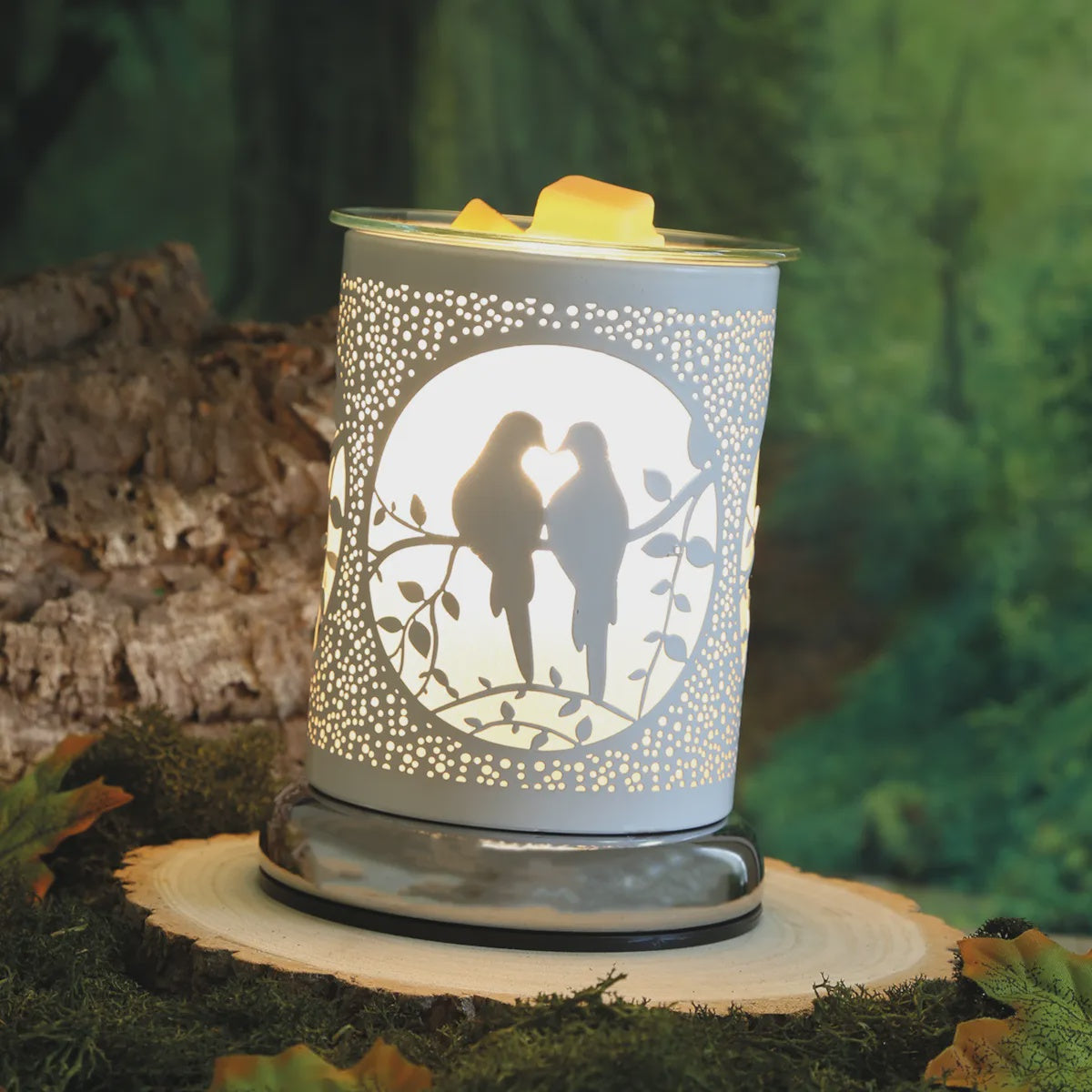 Touch Melter Doves, White 17cm