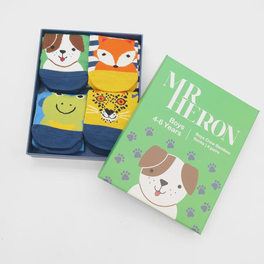 Animal Socks Boys (4-6YR)