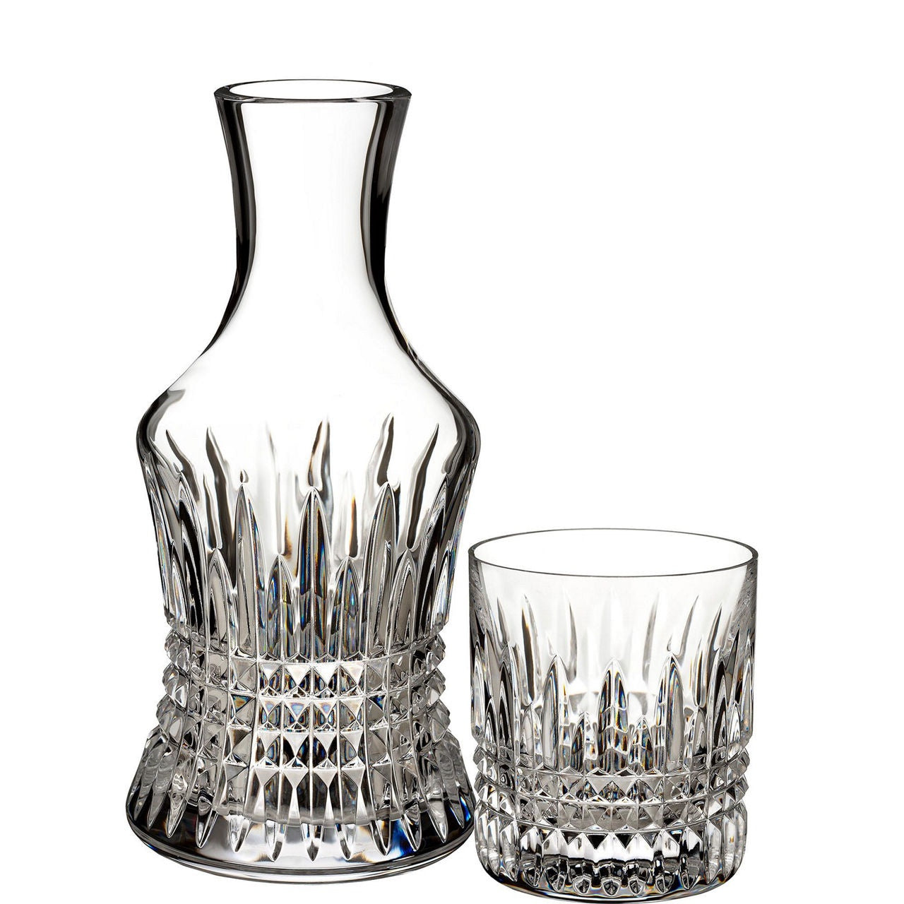 Lismore Diamond Carafe and Glass