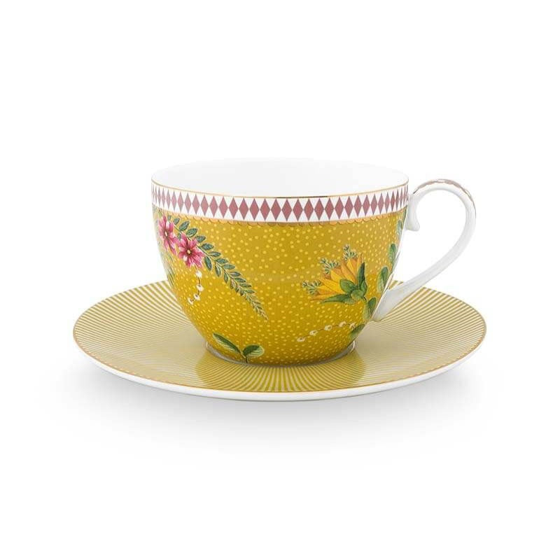La Majorelle Cup and Saucer, Yellow