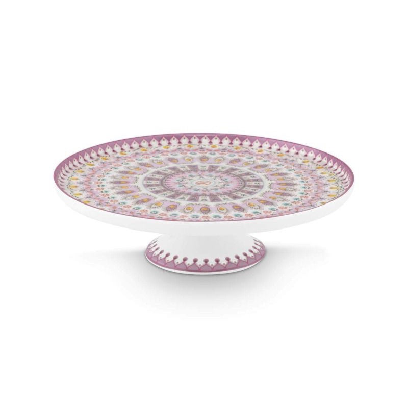 Lily & Lotus Cake Tray Small Lilac 21cm