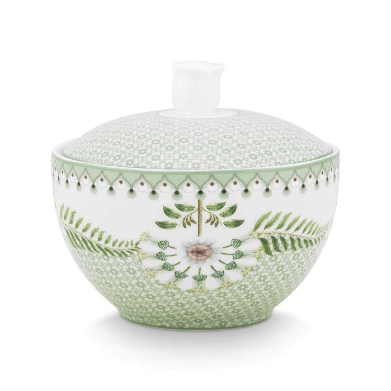 Sugar Bowl Lily&Lotus Tiles Light Green