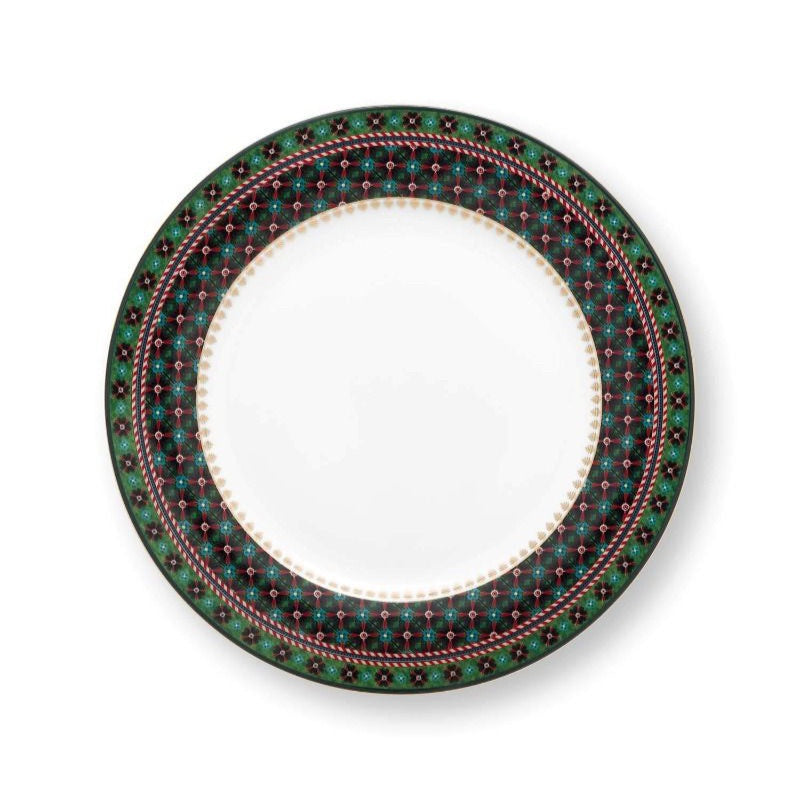 Clover Green Plate 26.5cm