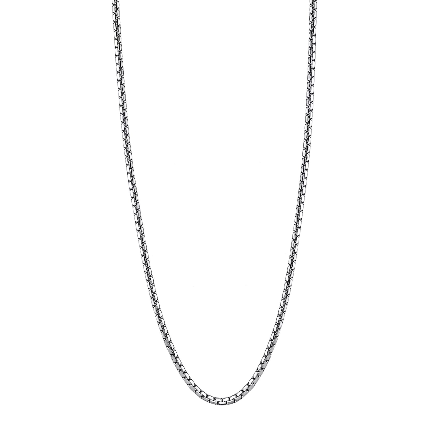 LOTUS STYLE MEN'S STAINLESS STEEL CHAIN NECKLACE LS1682-1/3
