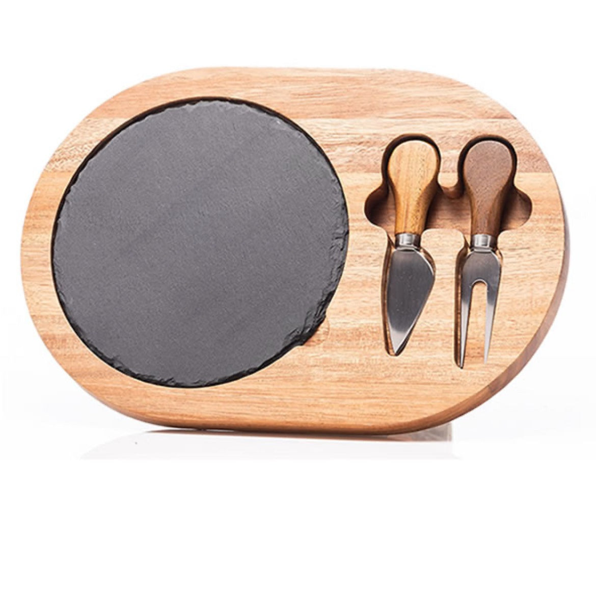 Cheese Slate Cutting Board Set, 2 Piece