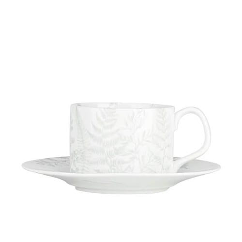 Mary Berry Teacup & Saucer, Green Botanical
