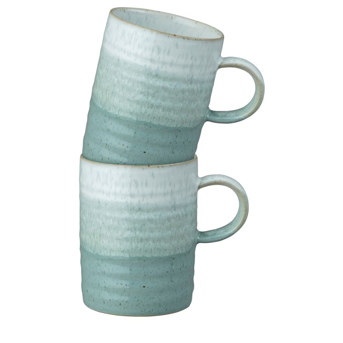 Denby Kiln Green Set Of 2 Mugs