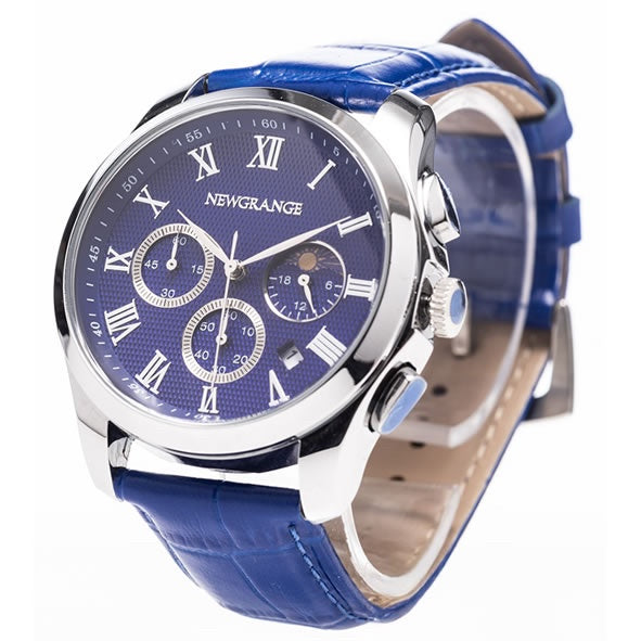 MENS WATCH (BLUE STRAP & BLUE FACE)