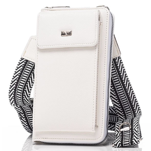 Gia Cream Mobile Holder Purse/Bag