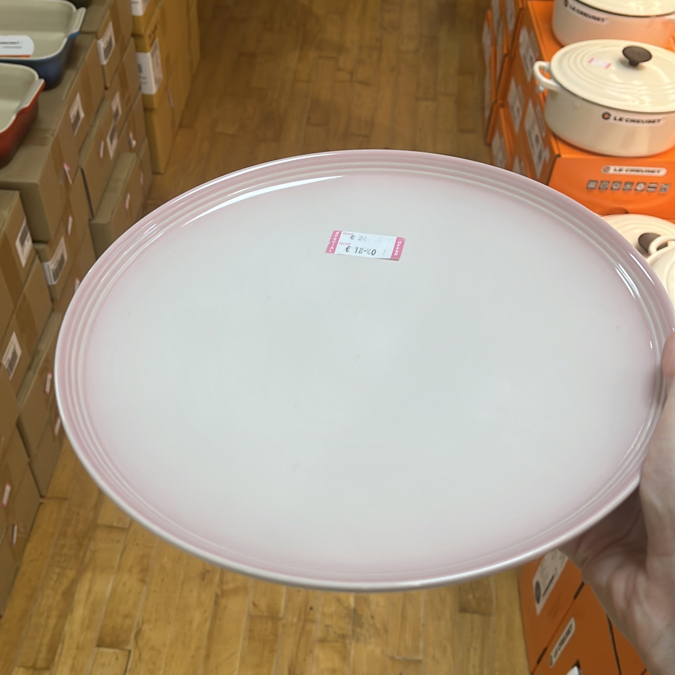 27cm Dinner Plate, Shell Pink