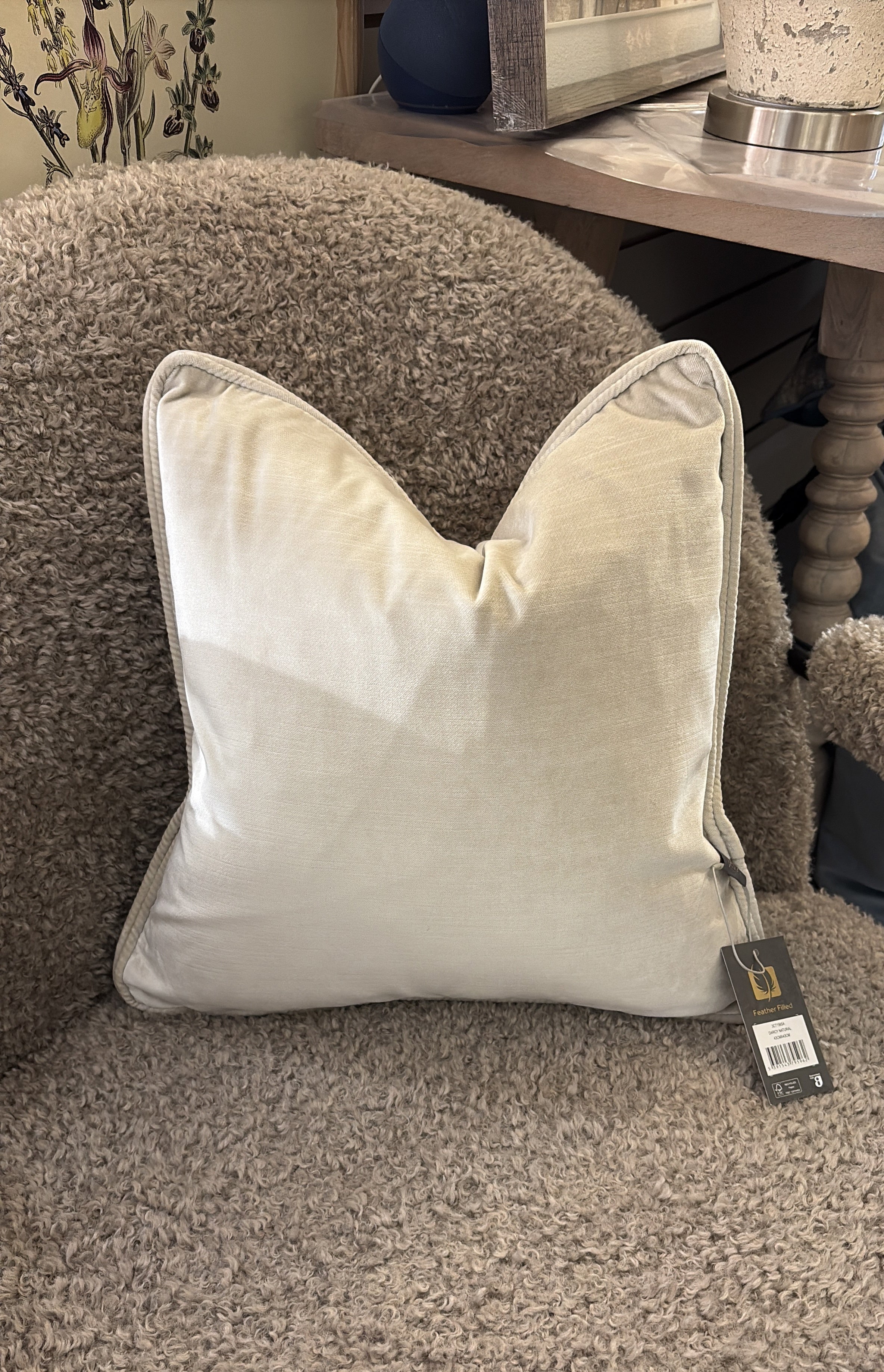 Darcy 43X43CM, Natural