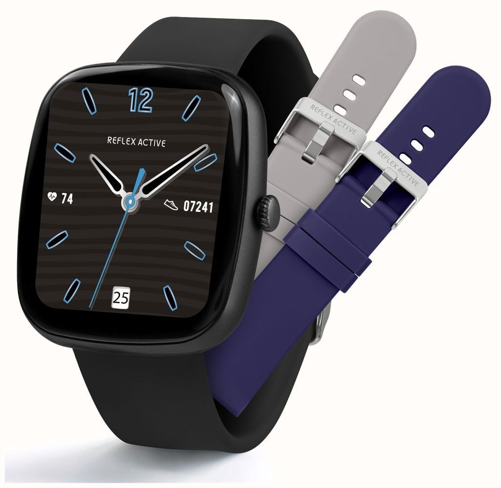 Reflex Active Smart Watch & 3 Strap Set