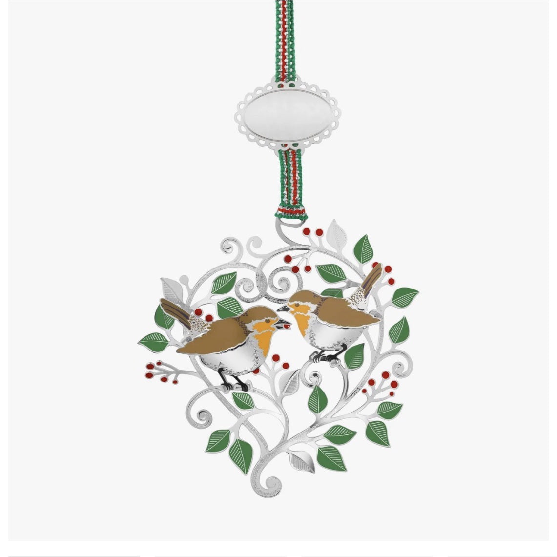 Newbridge winter robins Christmas Tree Decoration