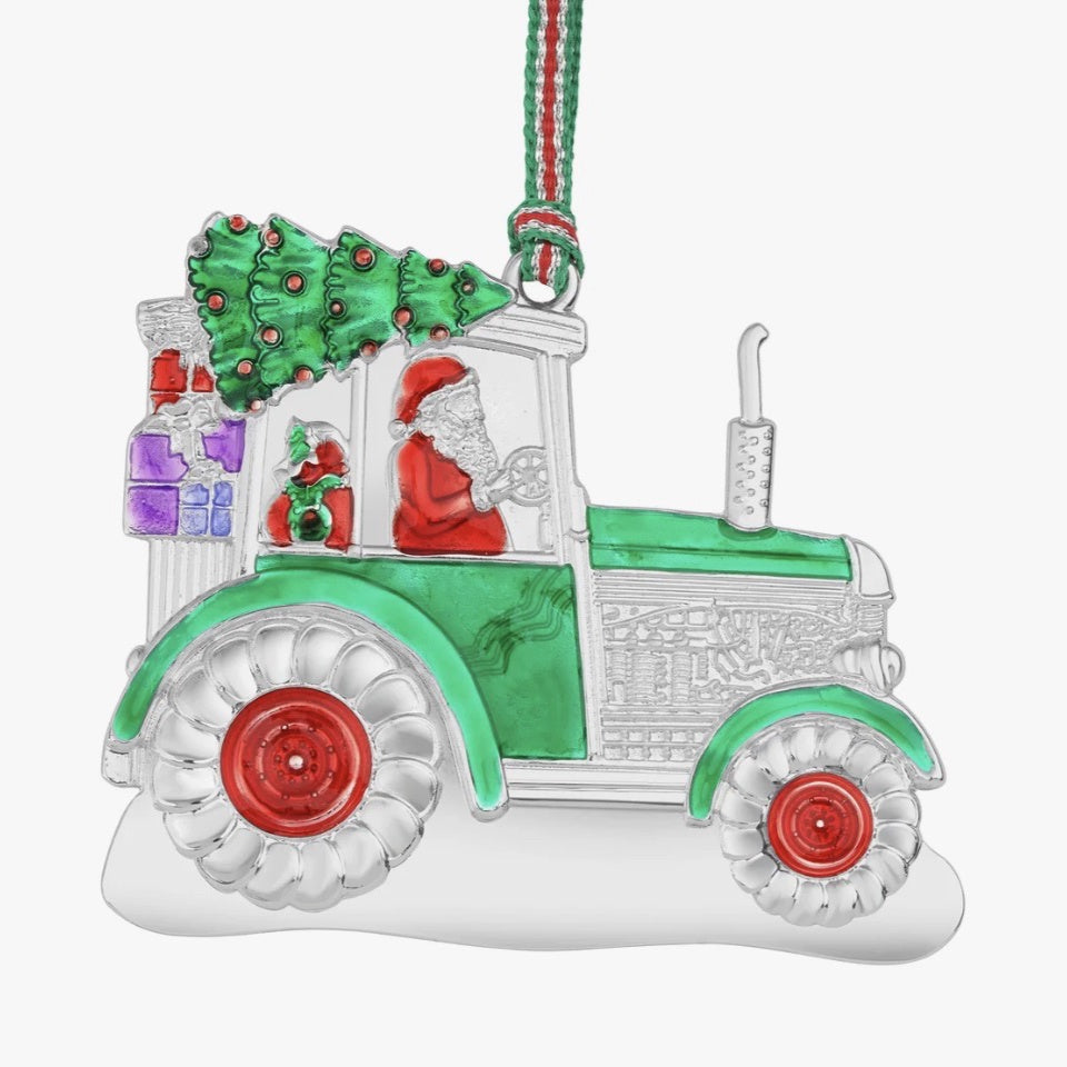 Tractor Christmas Tree Decoration