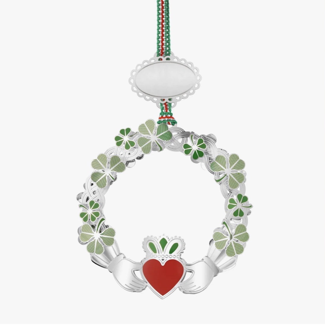 Newbridge claddagh with shamrock’s