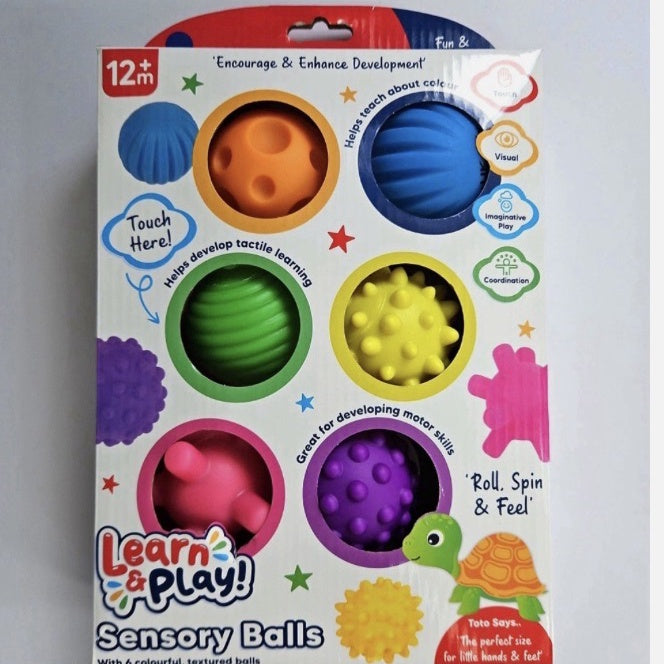 6 SENSORY BALLS