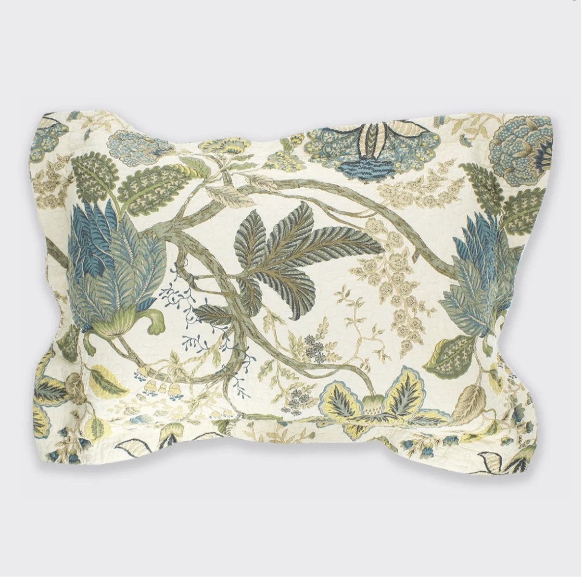 Constance Blue/Green Standard Pillowsham