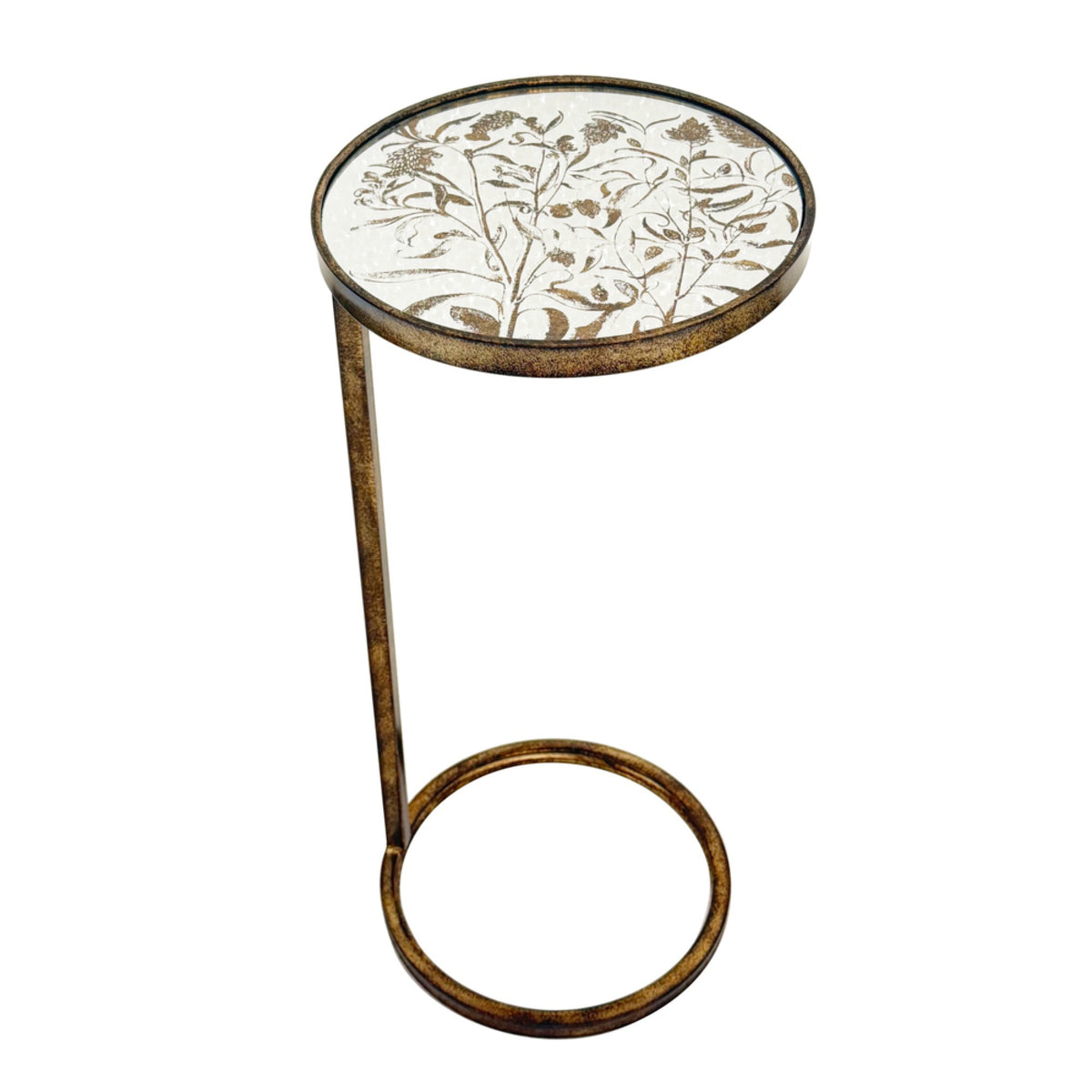 Vela Pedestal Side Table