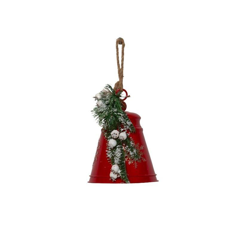 Metal Red Bell H:20CM
