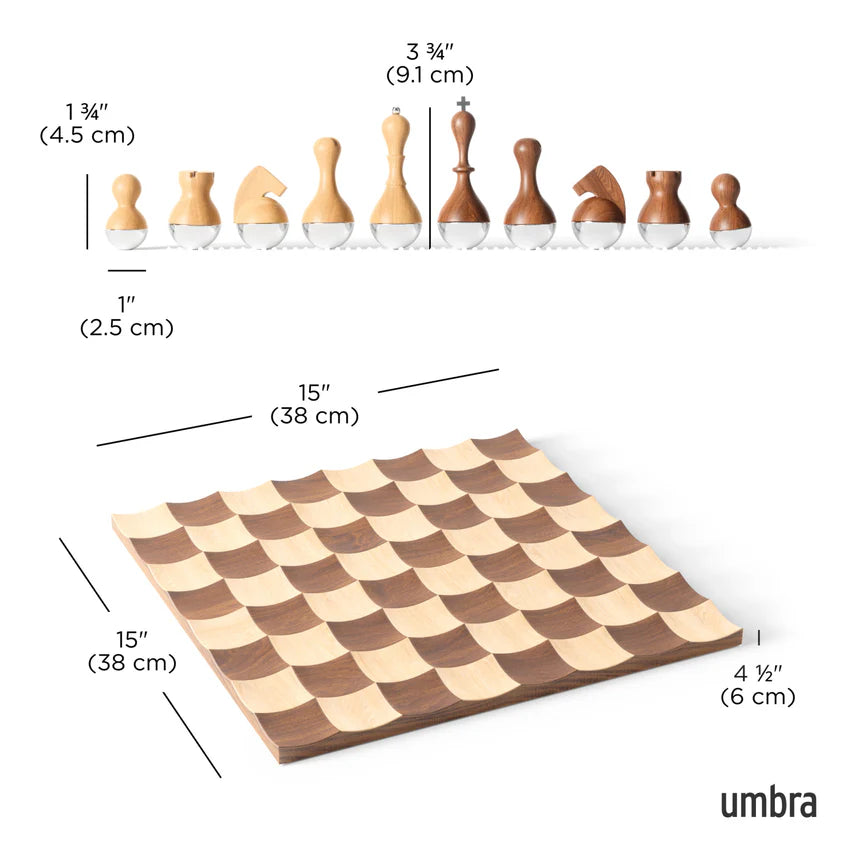 Wobble chess set