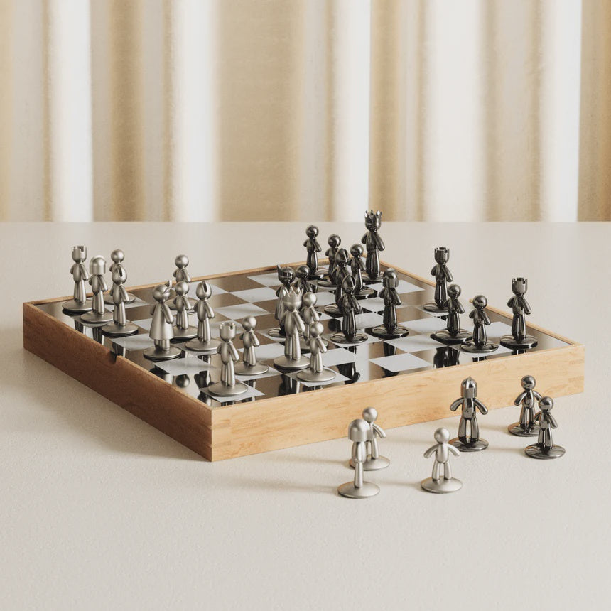 Buddy Chess Set, Natural