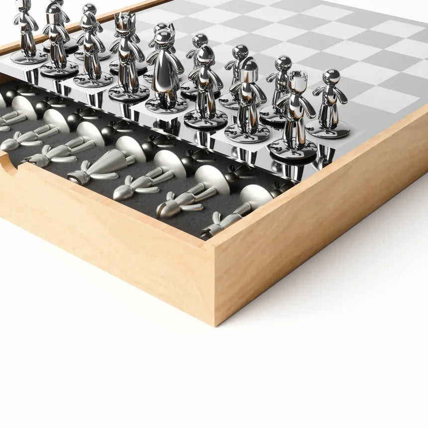 Buddy Chess Set, Natural