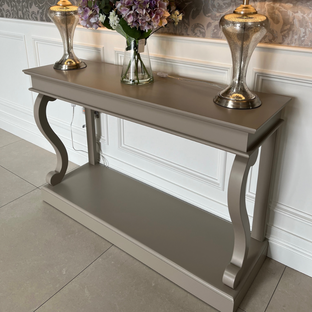 Scroll Console Table Elephants Breath - The Gift & Art Gallery