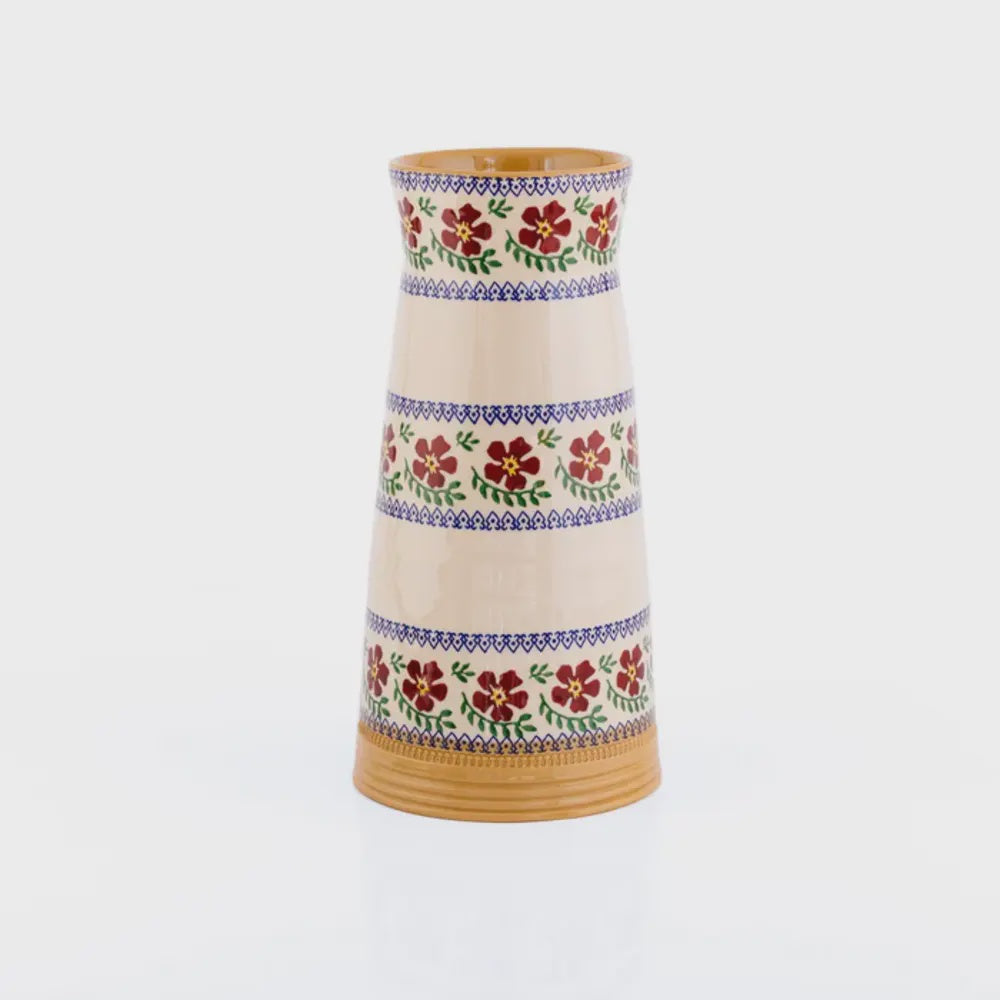 Tall Tapered Vase, Old Rose