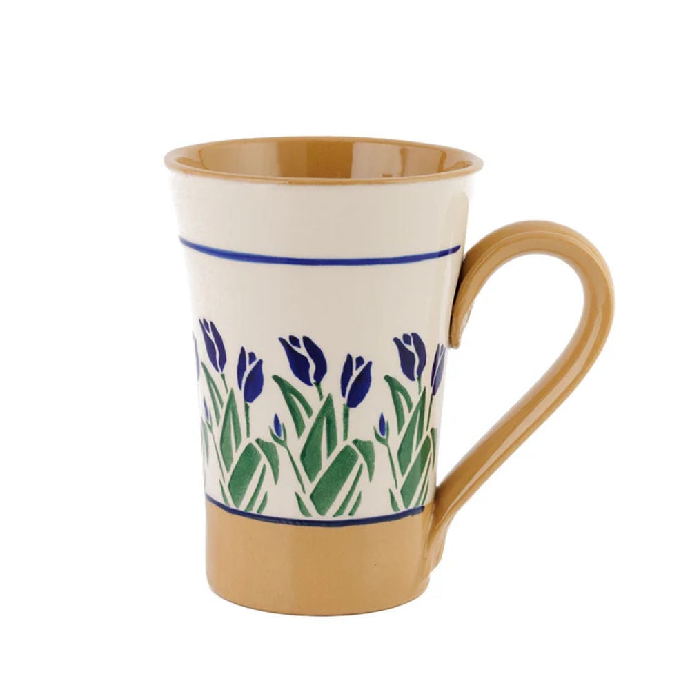 Tall Mug, Blue Bloom