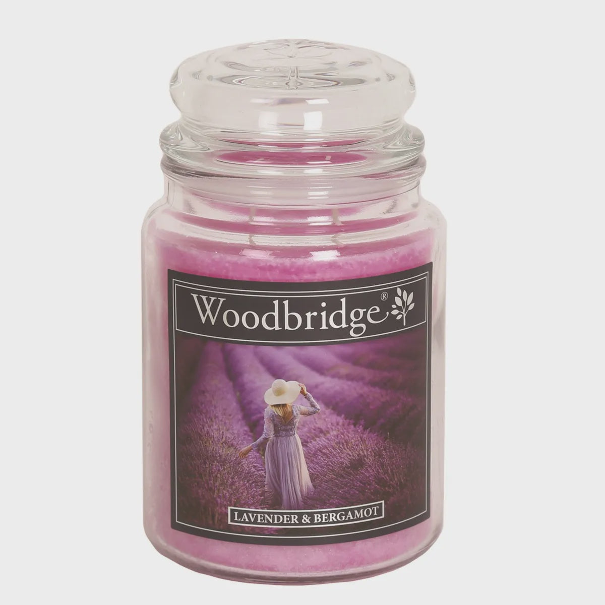 Lavander & Bergamot Large Scented Candle Jar