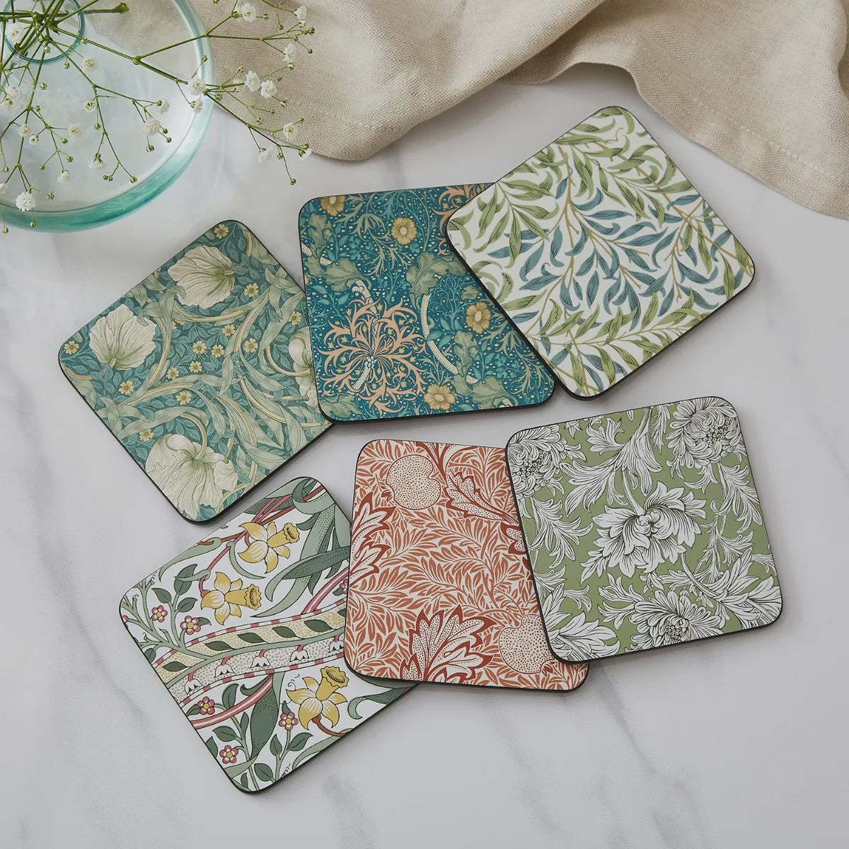 Mixed Coasters - Set of 6
