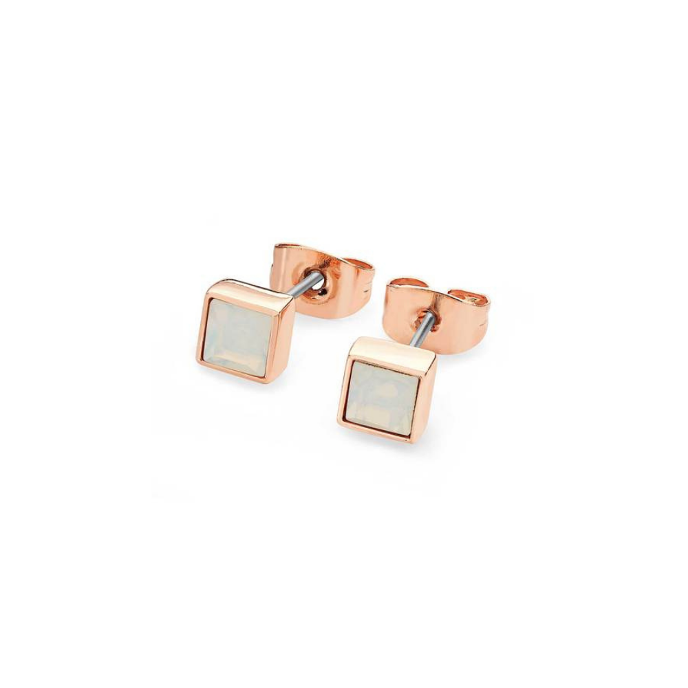 Square Birthstone Earrings: January - December - The Gift & Art Gallery