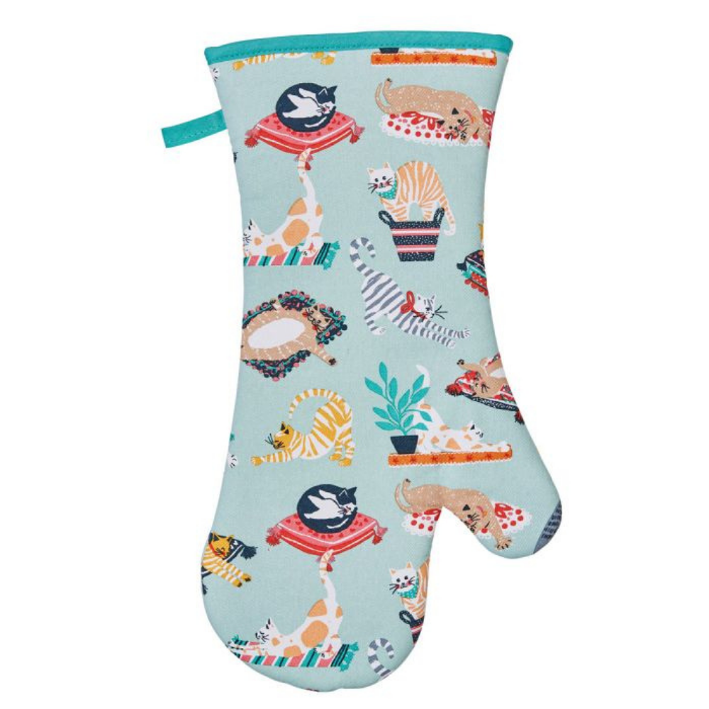 Gauntlet Oven Glove - Kitty Cats - The Gift & Art Gallery