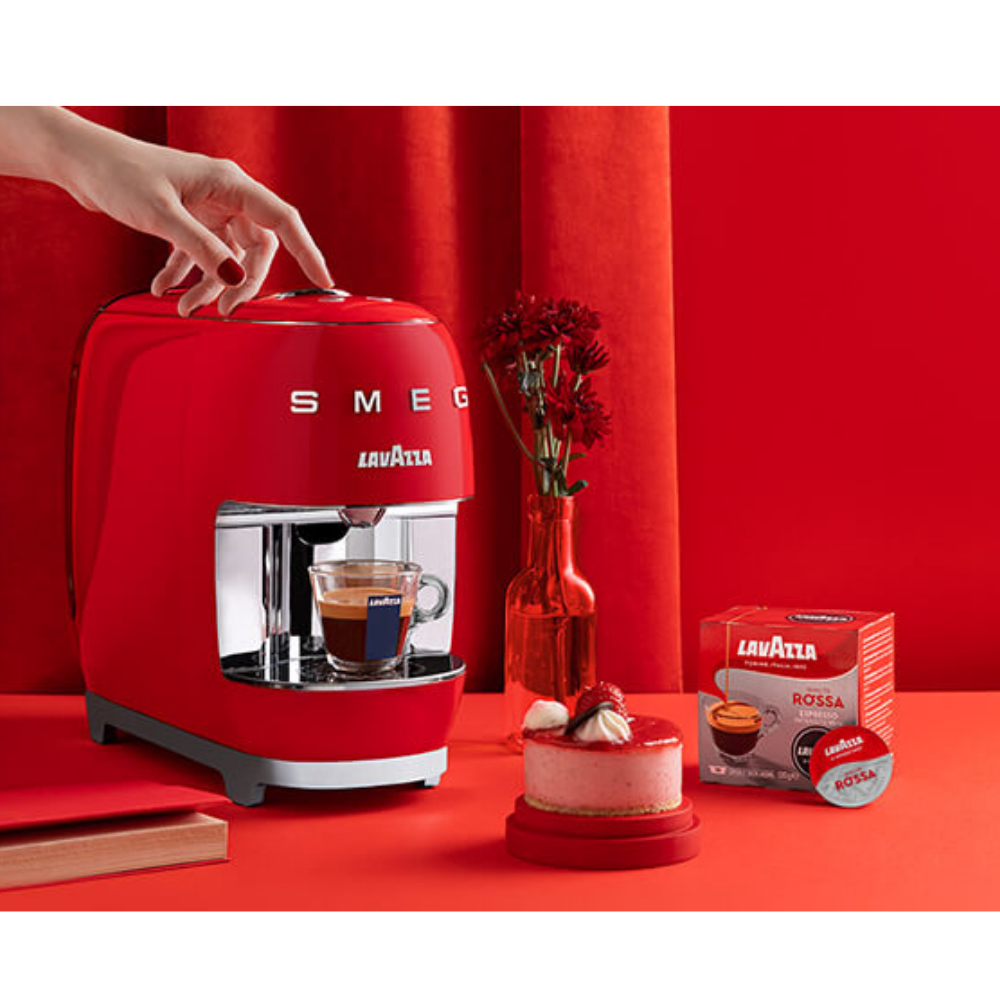 Lavazza A Modo Mio Smeg Pod Coffee Machine - Red
