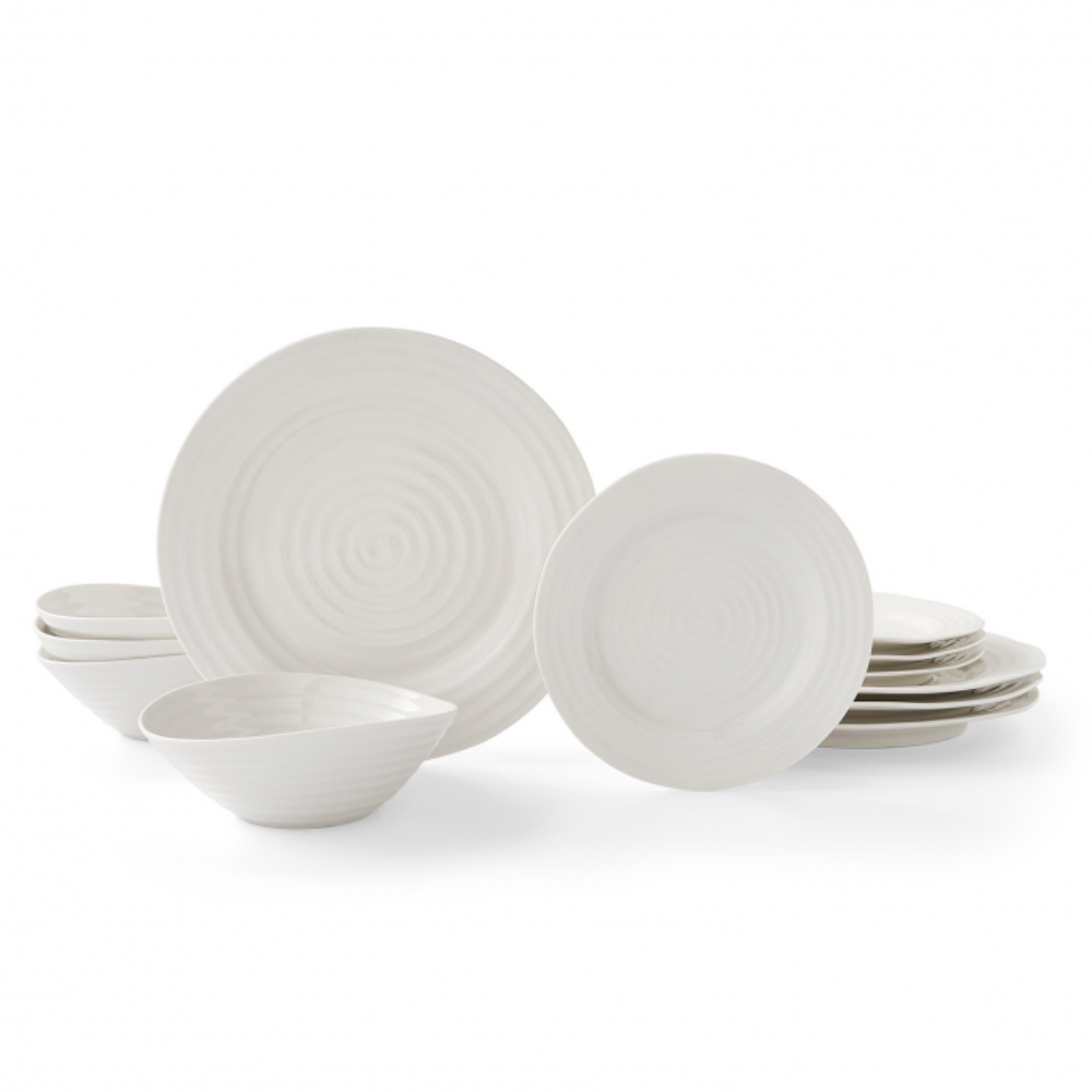 Sophie Conran 12 Piece Dinner Set, White - The Gift & Art Gallery
