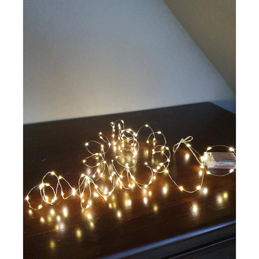 Micro LED String Lights 495cm, Warm White