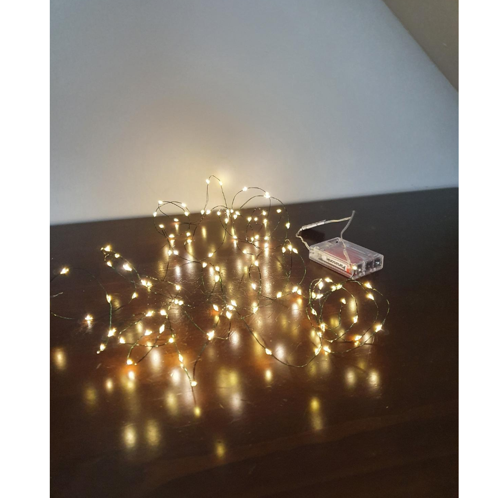 Micro LED String Lights 495cm, Warm White