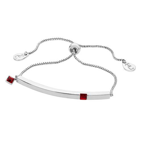 Bar Birthstone Braclet: January - December - The Gift & Art Gallery