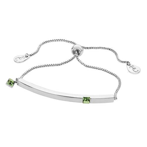 Bar Birthstone Braclet: January - December - The Gift & Art Gallery