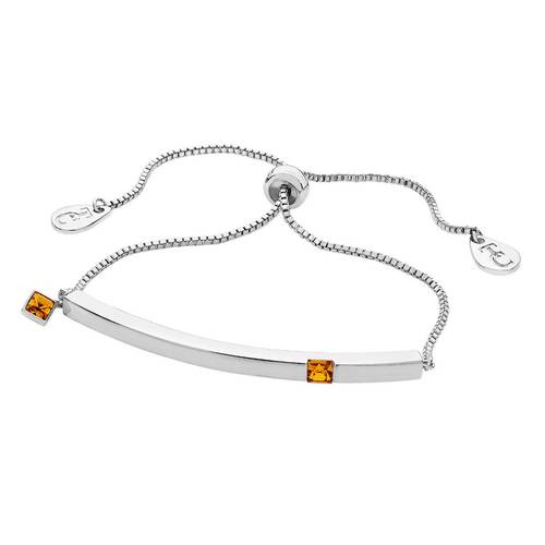 Bar Birthstone Braclet: January - December - The Gift & Art Gallery