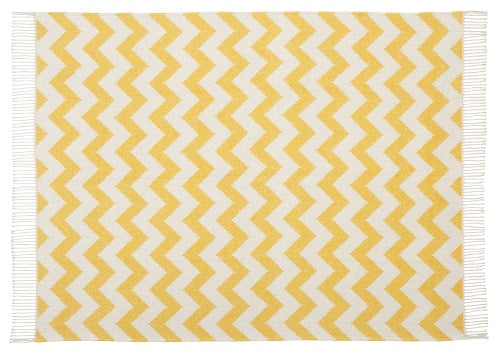 Ziggy Throw 127x178cm, Ochre / Grey - The Gift & Art Gallery