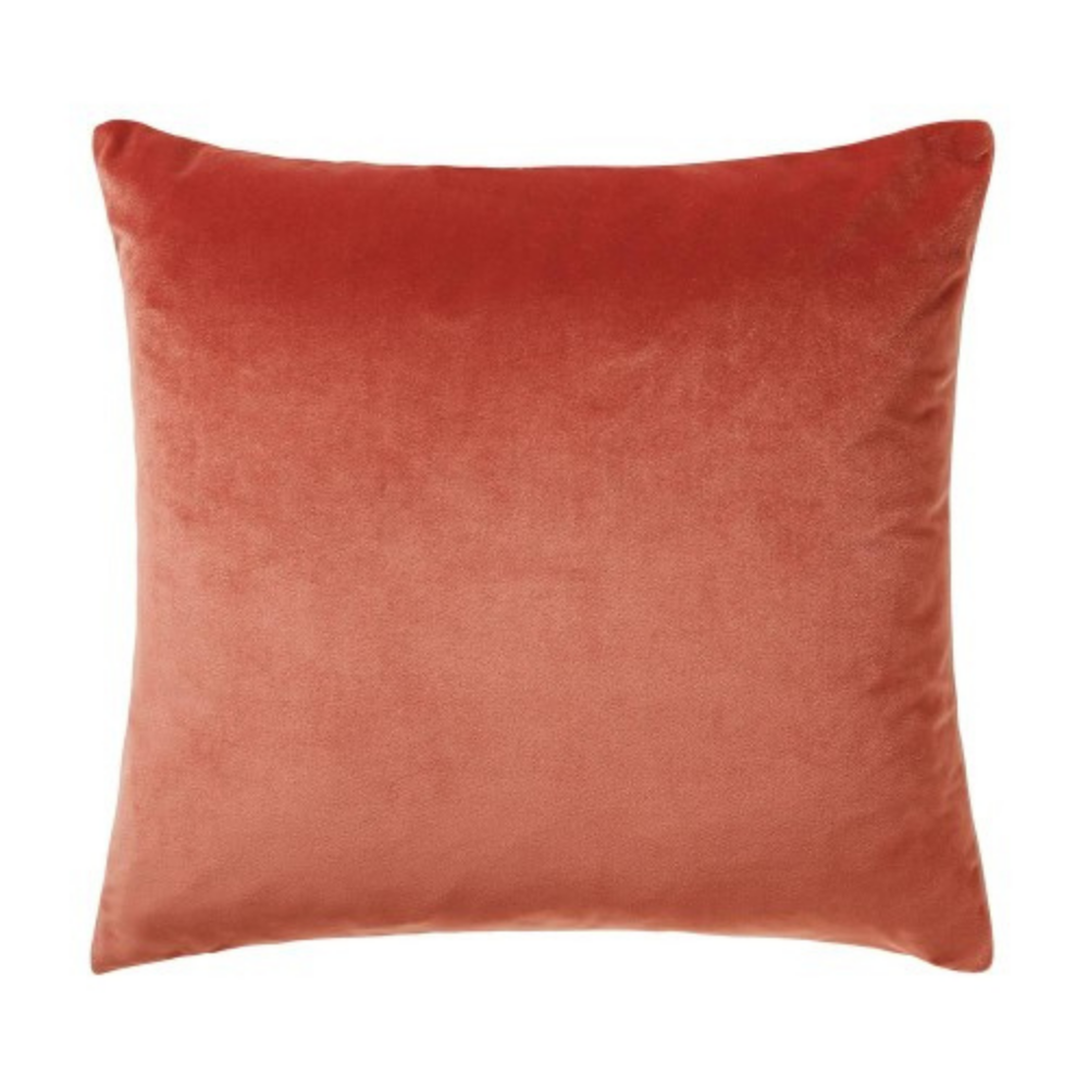 Bellini Velour 45x45cm Cushion, Peach