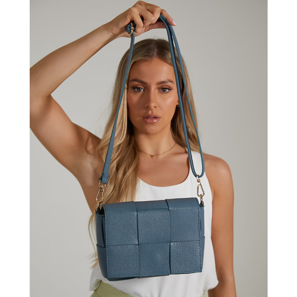 Tile Bag, Smoke Blue - The Gift & Art Gallery