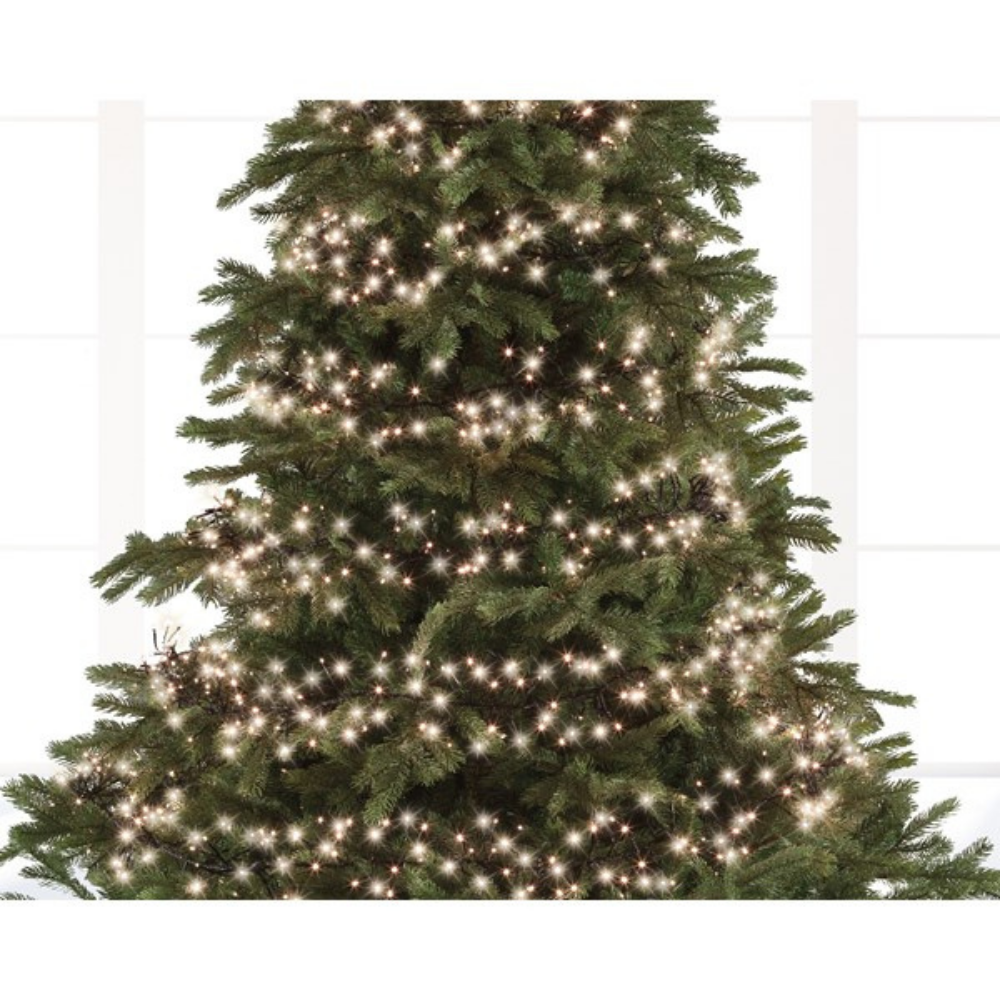 LED Cluster Warm White Lights, 6 Metres