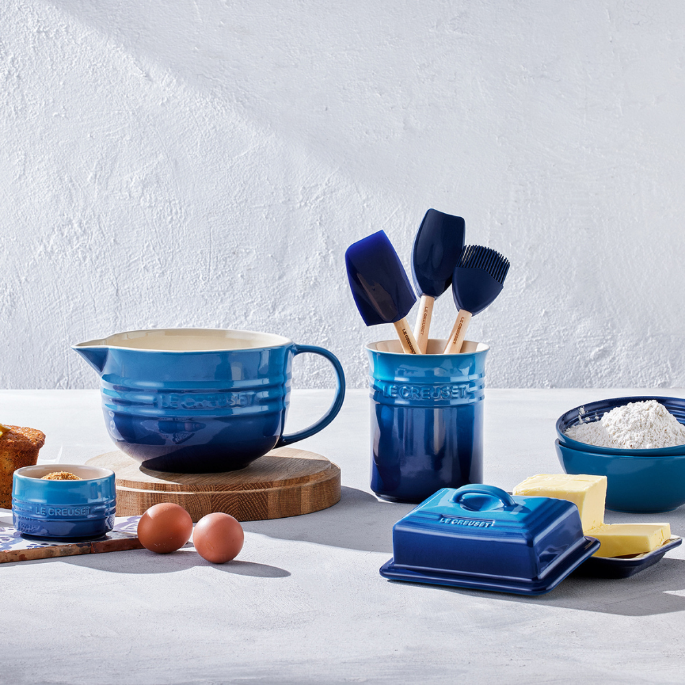 Stoneware Butter Dish, Azure - The Gift & Art Gallery