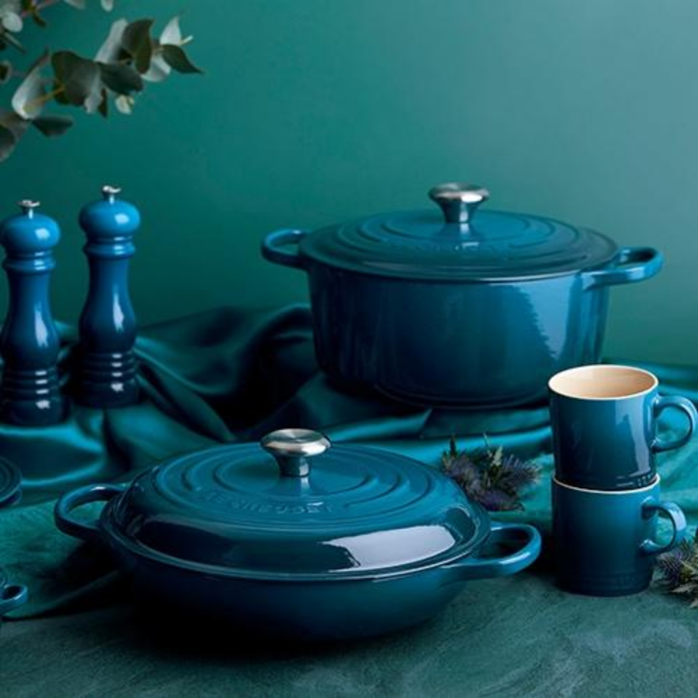 Stoneware Egg Cup, Deep Teal