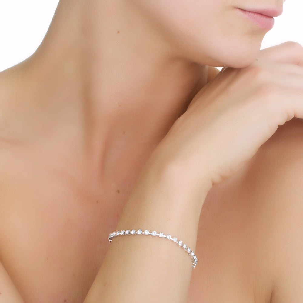 Bracelet Multi Clear Stones - The Gift & Art Gallery